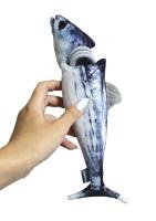 Большая игрушка с имитацией живого японского тунца с мататаби внутри для кошки