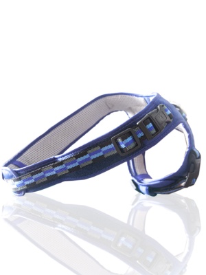 Шлейка-жилетка с балансером и функцией вентиляции для активных собак, размер M, синий