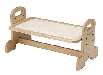 Анатомический деревянный стол для еды с функцией защиты от скольжения миски, М