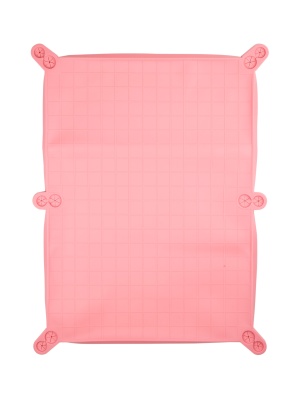 Силиконовый коврик-лоток для пелёнок. Розовый