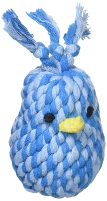Плетеная игрушка с латексным мячом (птичка)