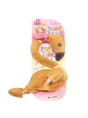 Суперкожаная игрушка "Фламинго" для собак
