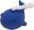 Латексная игрушка-бомбочка в форме кита. Для собак миниатюрных и мелких пород