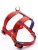 Шлейка для собак DАISKI из прочного нейлона с защитным механизмом от перекручивания, размер L, цвет красный