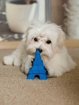Латексная игрушка для собак в виде Эйфелевой башни 