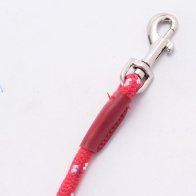 Поводок-спандер эластичный с функцией гашения рывков собаки, красный, размер S