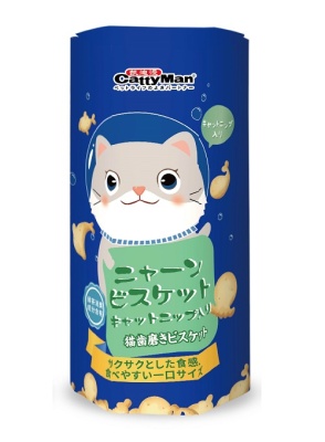 Молочные бисквиты на основе кошачьей мяты для чистки зубов. Для кошек, 60 г